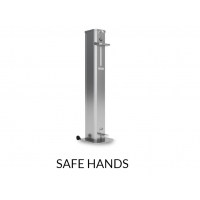 Zdjęcie produktu Dozownik do płynu stojący nożny SAFE HANDS - 5 L